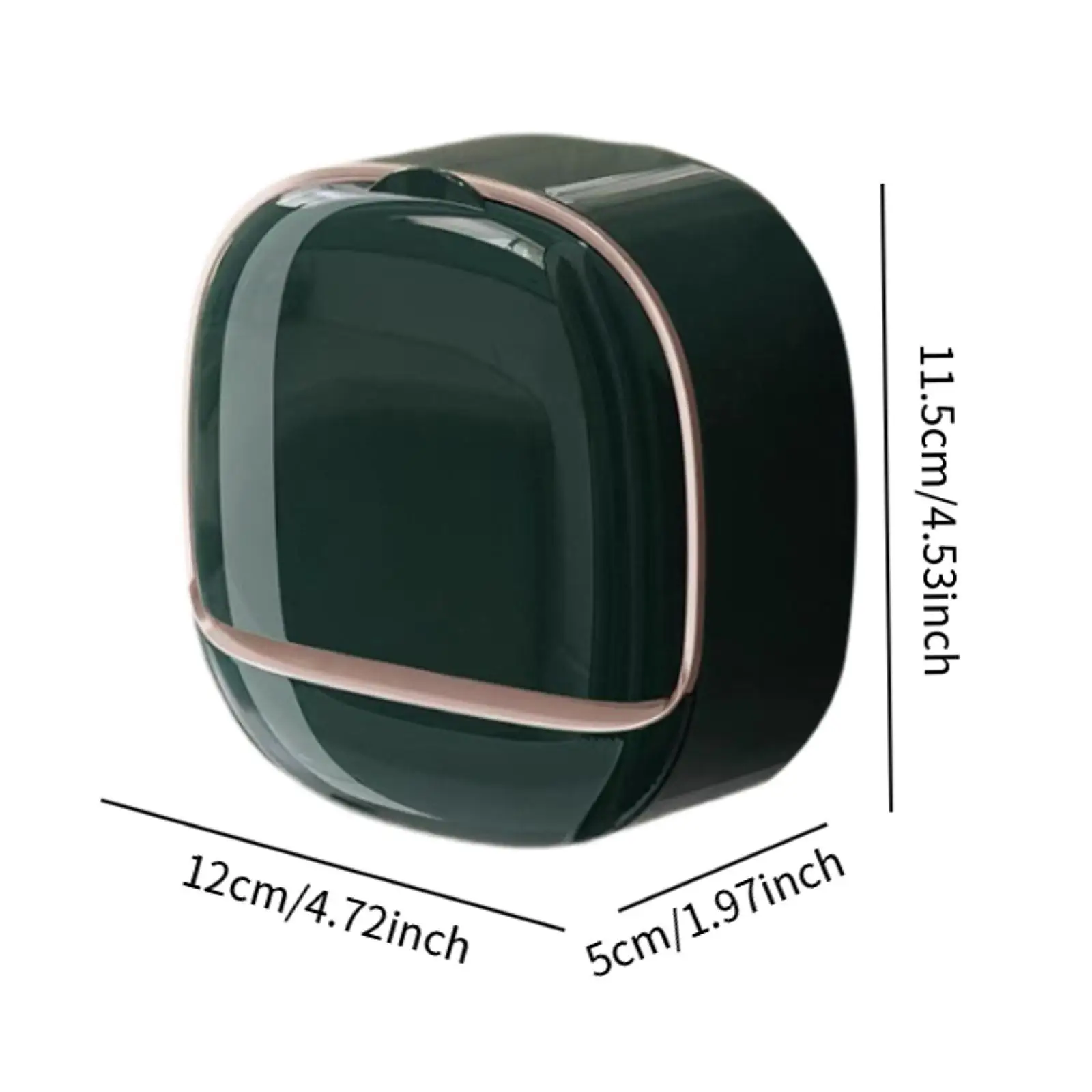 Настенный держатель для мыла с дренажным контейнером водонепроницаемый чехол