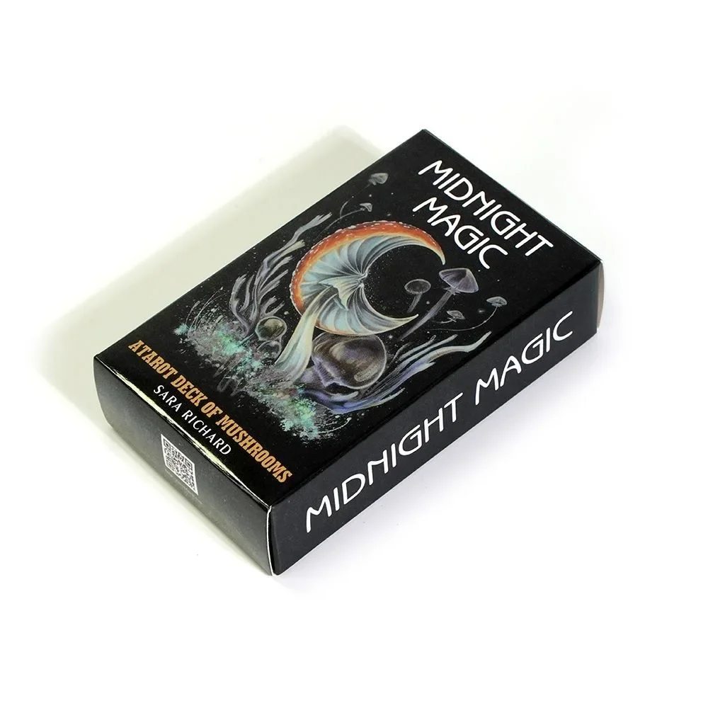 Полуночная магия Таро Колода карт с грибами 78 уникальных дизайнов на основе