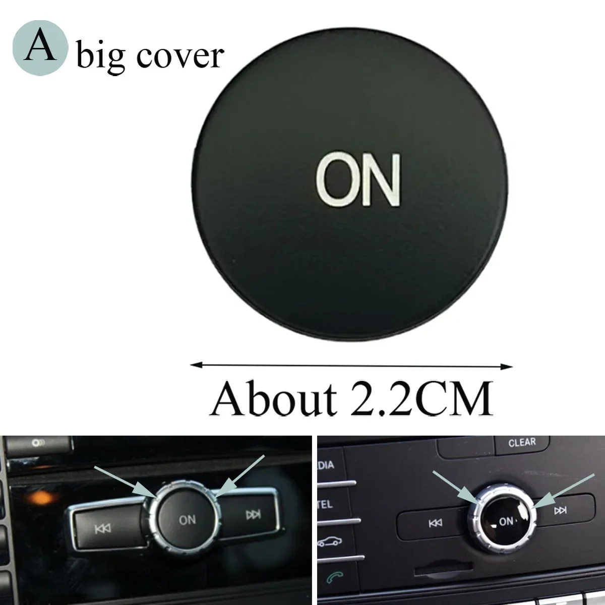 

Автомобильная Кнопка громкости на крышке, наклейка для Mercedes Benz A B C E ML GLK CL SL CLA CLS SLK class W204 X204 W212