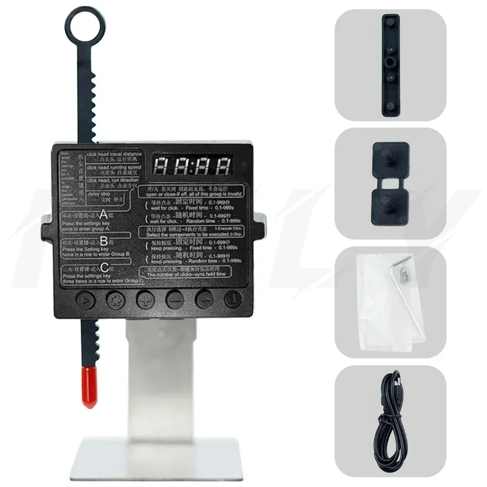 

Модель ABC, автоматическая клавиатура, кликер, инструмент для перемещения мыши, случайное щелчка, игровой помощник, физический инструмент для щелчков