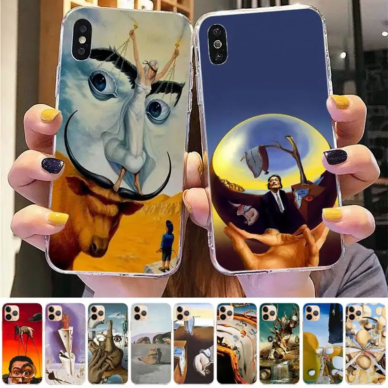Чехол для телефона LVTLV Сальвадор Дали iPhone 11 12 13 mini pro XS MAX 8 7 6 6S Plus X 5S SE 2020 XR |
