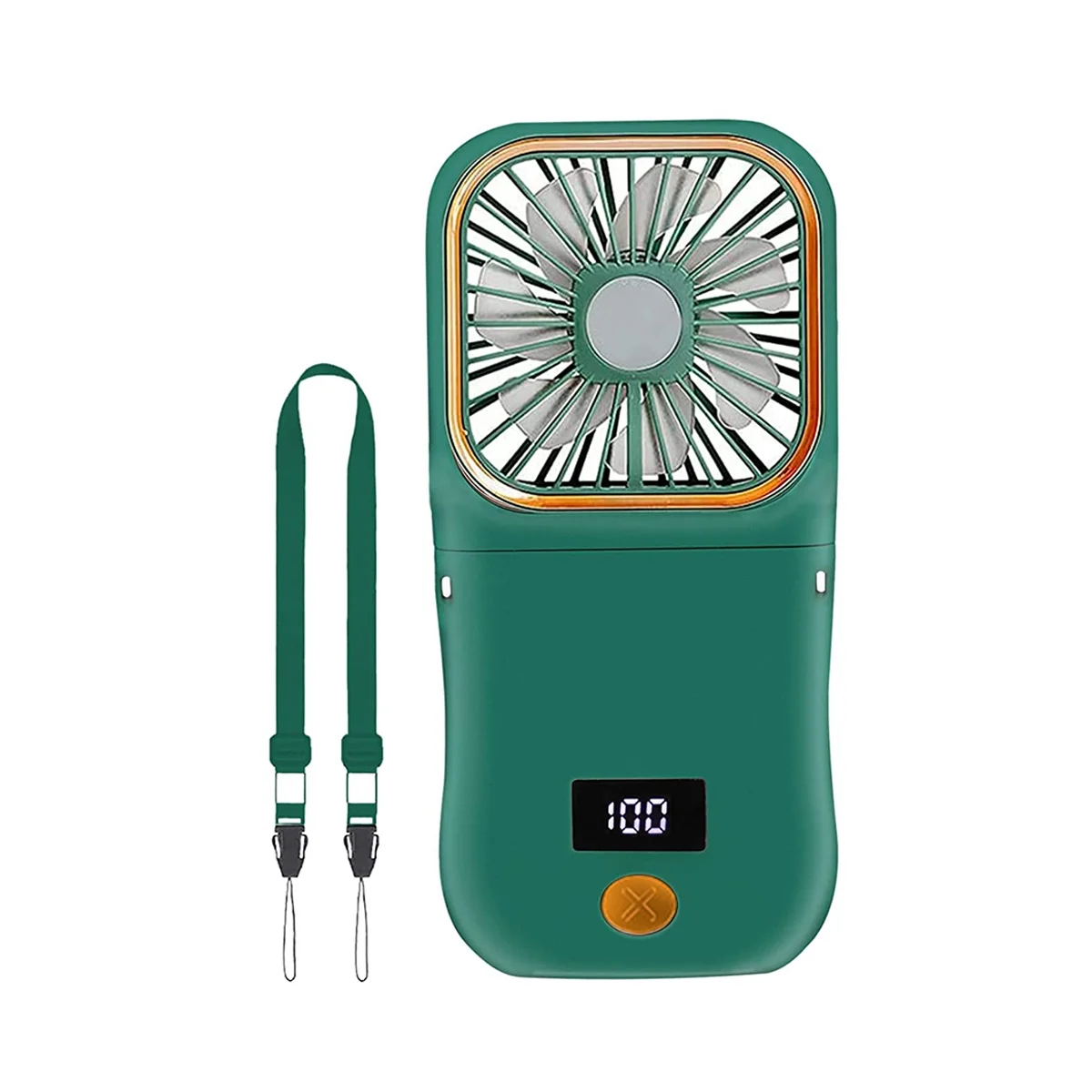 

Портативный мини-вентилятор, вентилятор с аккумулятором 3000 мАч, 3-скоростной перезаряжаемый вентилятор, кронштейн для телефона и функция вн...