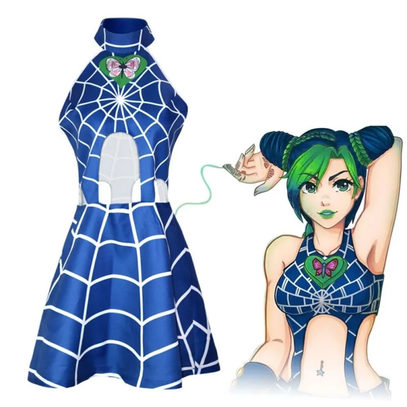 

Unisex Anime Cos Stone Ocean Jolyne Cujoh Cosplay Costumes Halloween Christmas Party Uniform Sets Suits