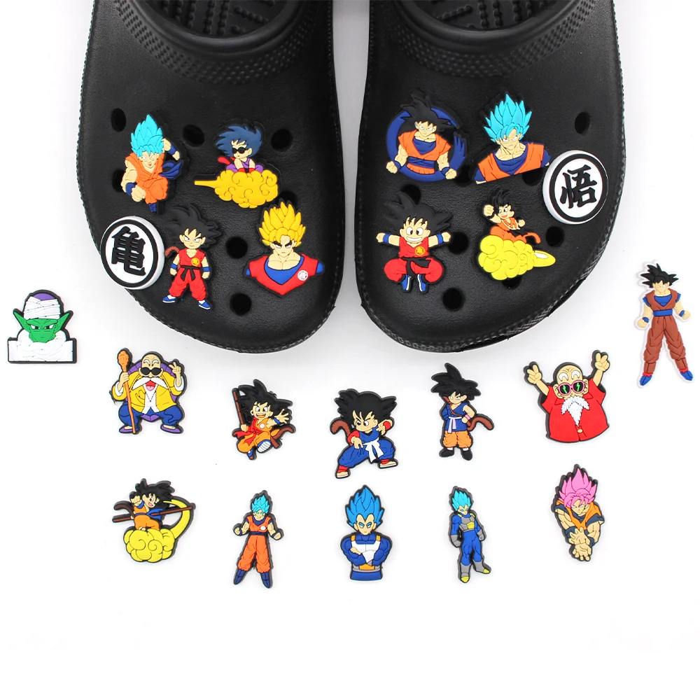 

New Janpan anime jibz 1pcs cartoon garden Shoe Charms DIY clog Shoe Aceessories Fit croc Sandals Decorate Unisex kid X-mas Gifts