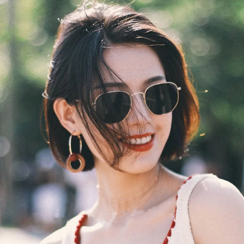 

Luxury Men Women Sunglasses Square Polygon Sun Glasses Brand Designer Retro Shades Metal Frame Eyewear TOP UV400 De Sol Hombre