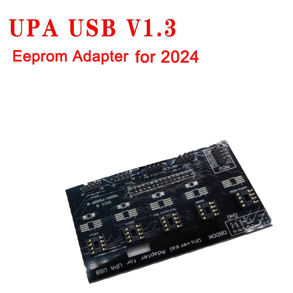 2024 Eeprom адаптер UPA USB программатор V1.3 Φ Prog 1.3 Тестовый Кабель S TMS NEC