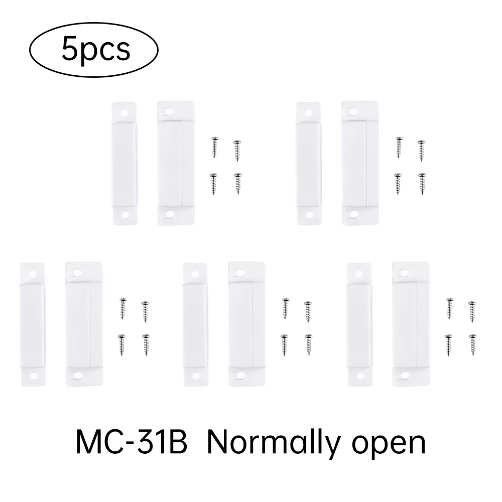 

5 шт., магнитный датчик контакта на дверь и окно