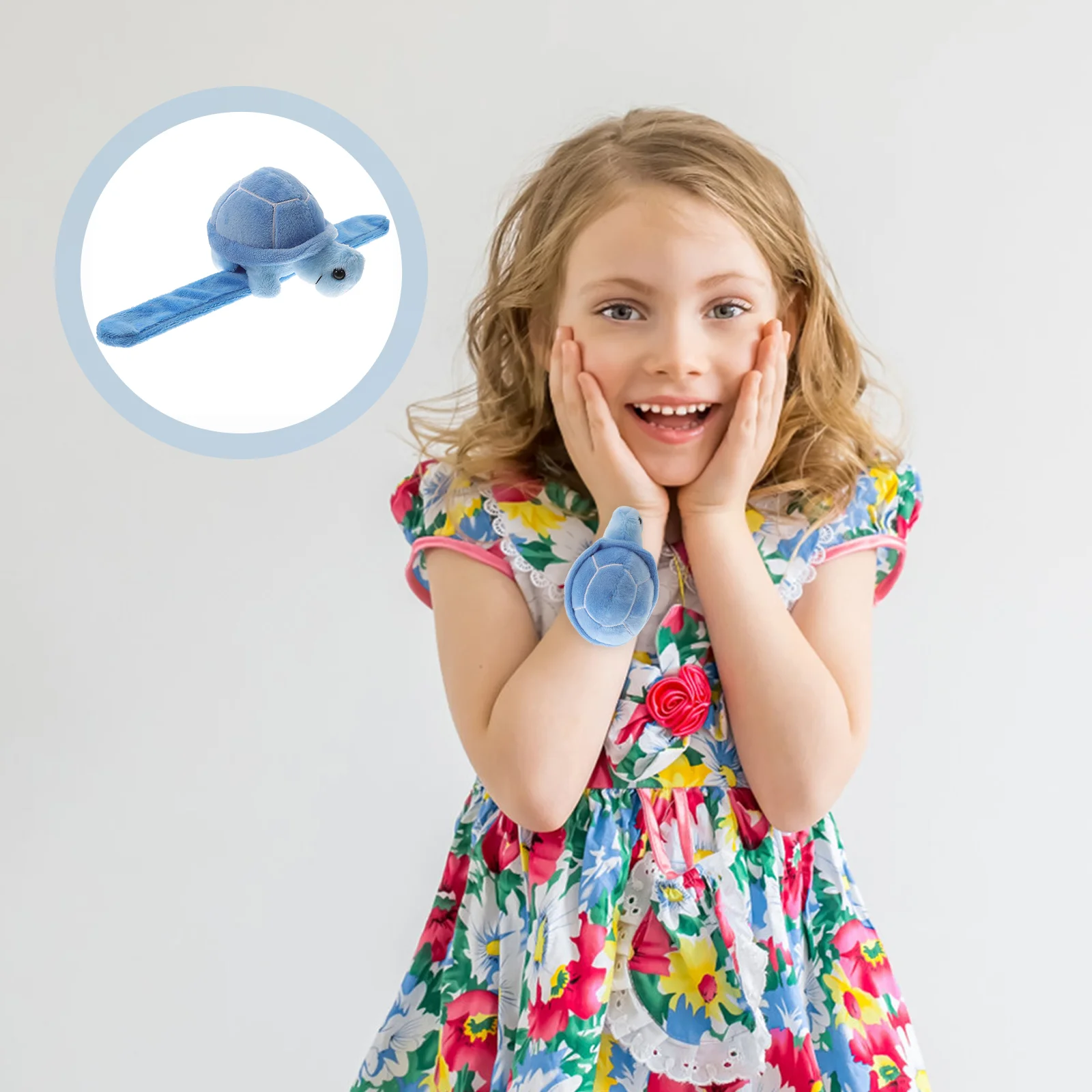 

Plush Animal Slap Wristband Stuffed Animal Bracelet Cute Plush Bracelet for Kids Adults