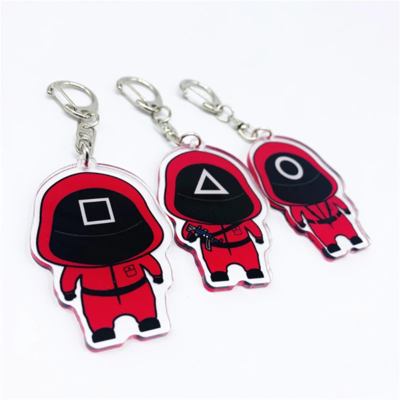 

Брелок для ключей от телевизора, автомобиля, солдата, треугольные серии, креативные подвески, мини-кукла, фигурка, брелок для автомобиля, рюк...