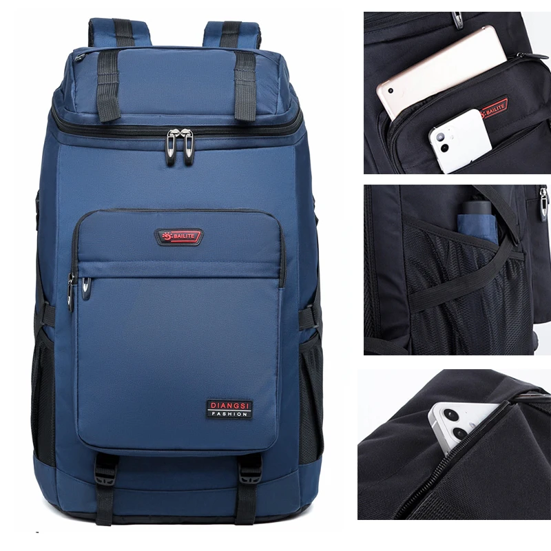 

60 80L водонепроницаемый мужской рюкзак унисекс для путешествий спортивный рюкзак для альпинизма и альпинизма для мужчин и женщин