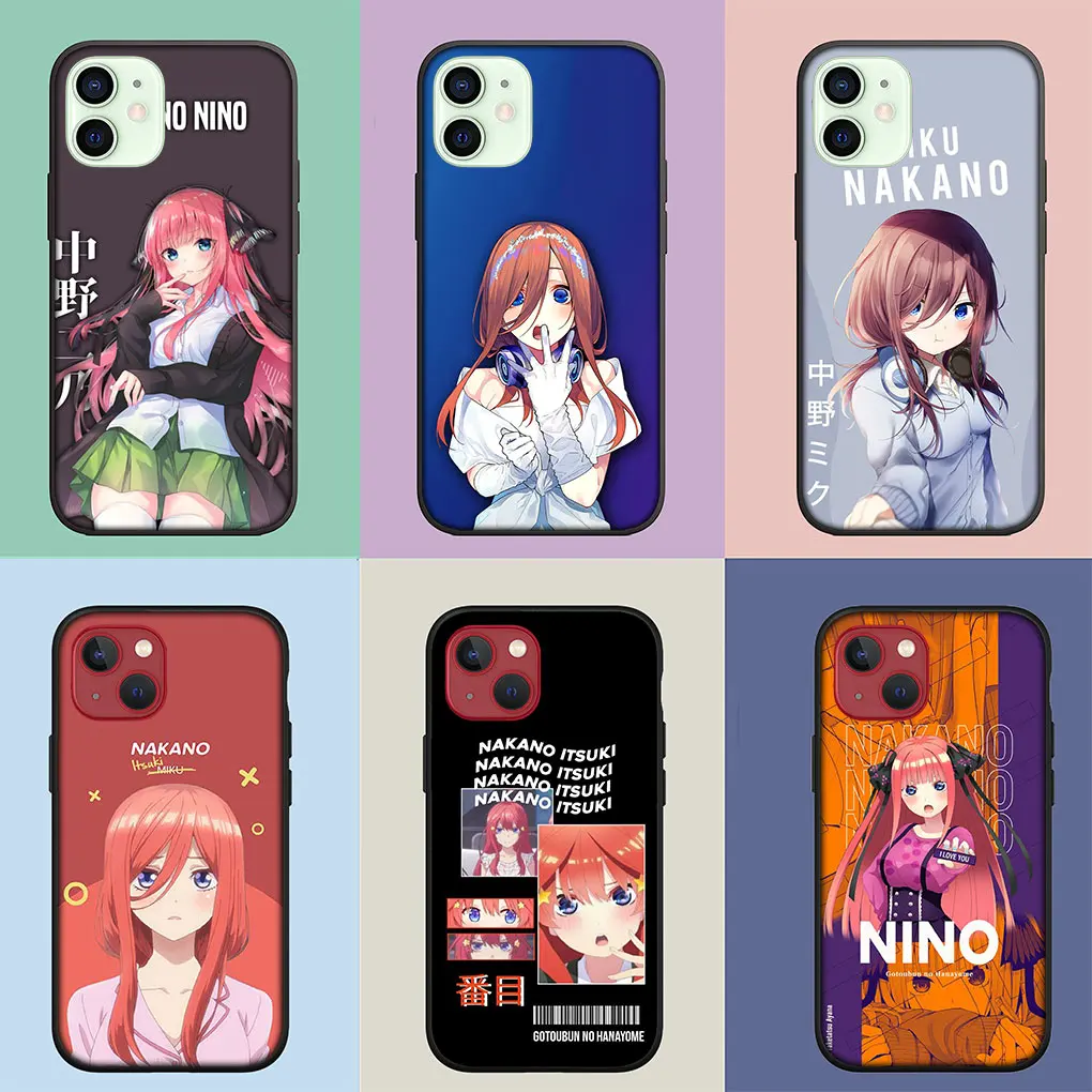 Чехол для телефона The Quintessential Quintuplets Itsuki Nakano Apple iPhone 16 15 14 13 12 11 Pro Max 6 6s Plus + SE 16+ Case