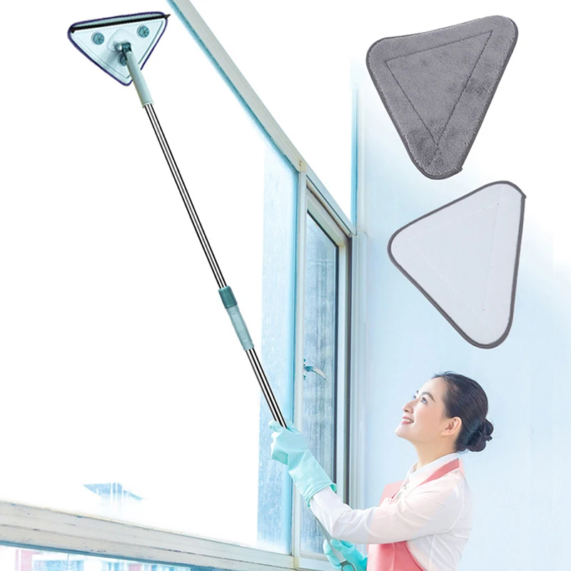 

1PC Wholesale Cleaning Glass Wiper Coral Flannelette Water Absorption Mop Cloth Household Window Tool Household Cleaning Tools