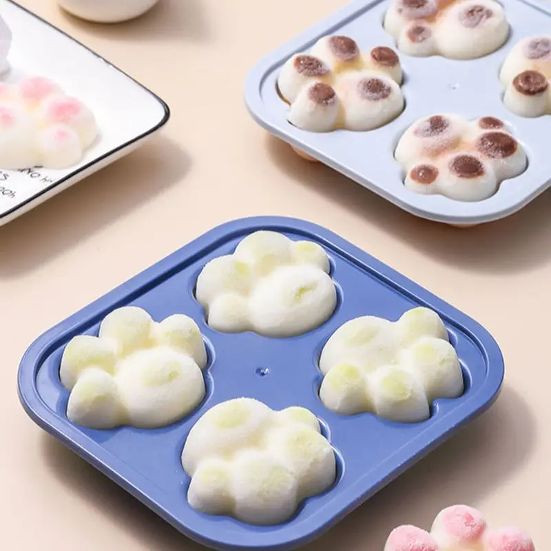 Контейнер для льда из пищевого силикона форма в виде кошачьего когтя коробка