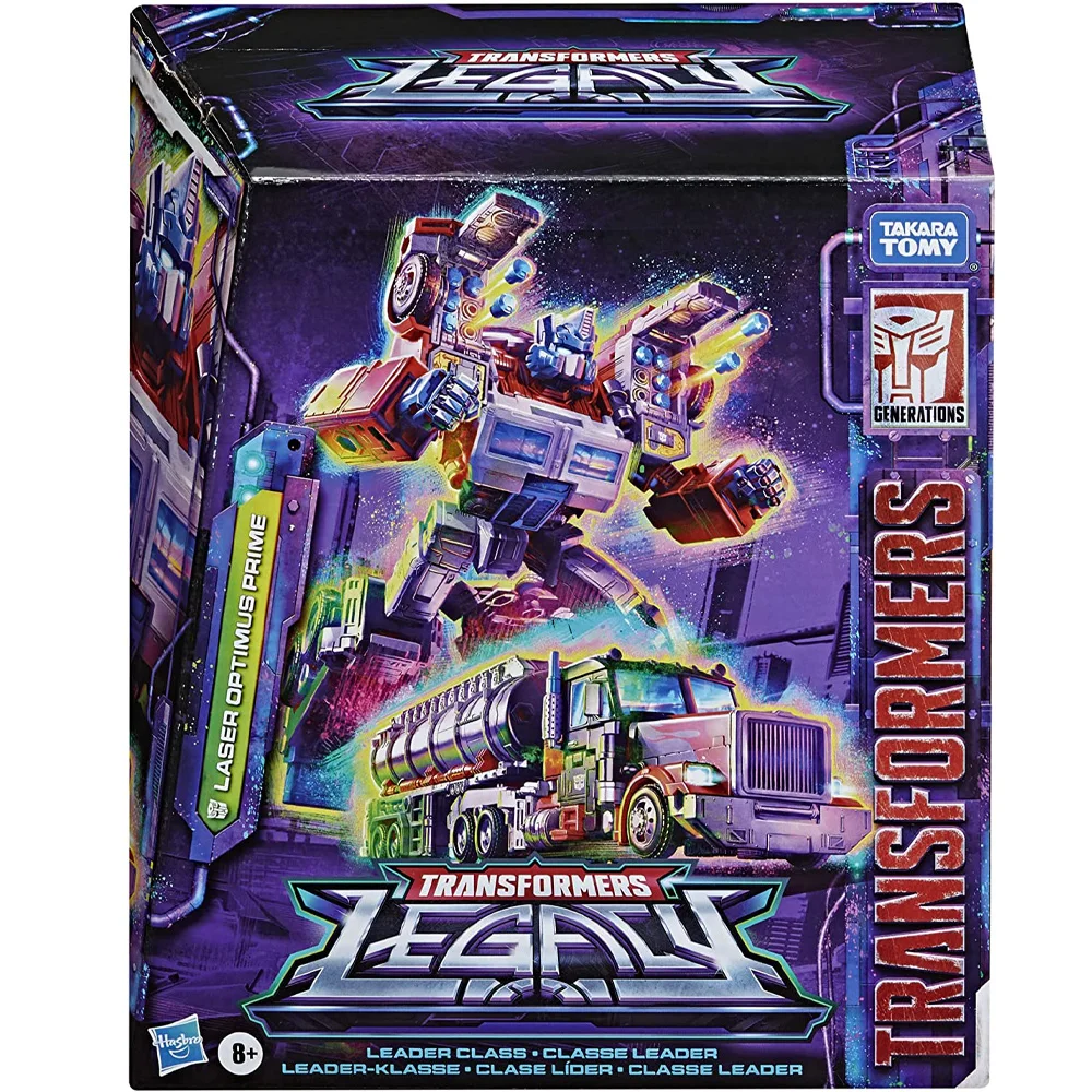 

Original Hasbro Transformers Generations Legacy Series Leader G2 Universe Laser Optimus Prime 7" Action Figure Collectible Toy