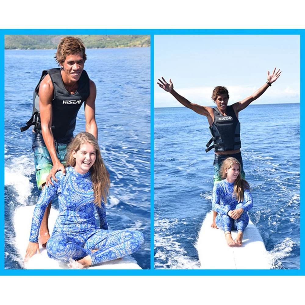 Hisea профессиональный спасательный жилет плавучести большой для помощи удобный
