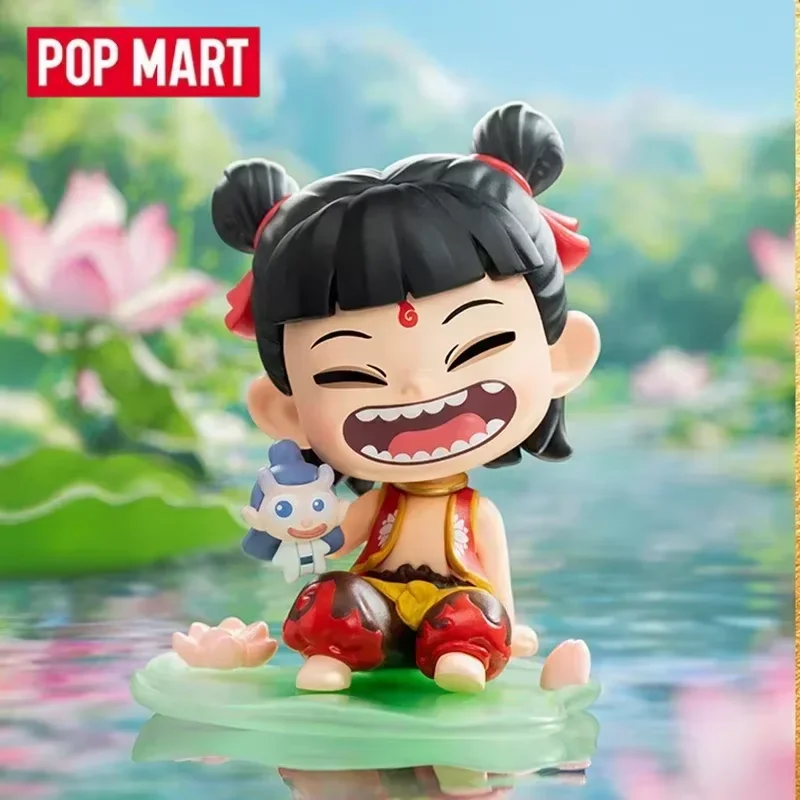 Фото POP MART NeZha 2 Born Bonds Series слепая коробка Mystery Box Guess Bag игрушки кукла милый настольный орнамент коллекция аниме фигурка №1
