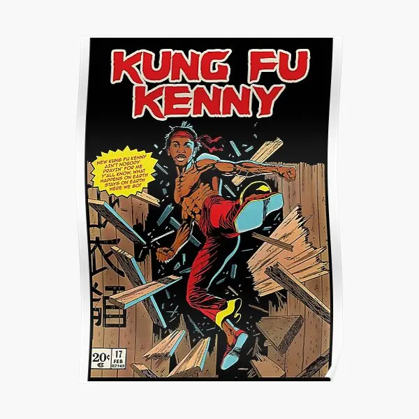 

Постер кунг-фу Кенни, настенный постер, винтажная печать, современный декор, забавная живопись, домашняя картина, украшение, искусство на стену без рамки