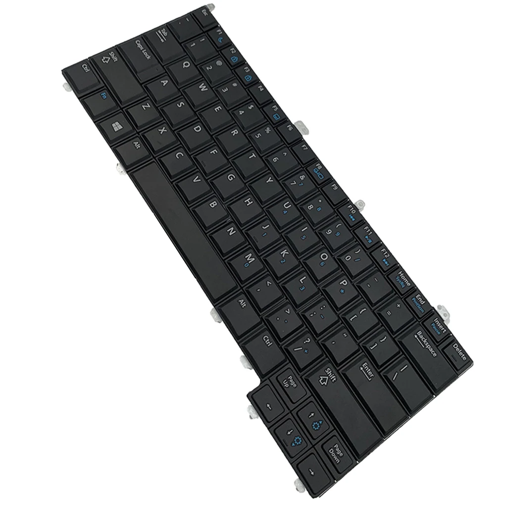 

Laptop Keyboard Computer Accessory Input Equipment Simple Notebook Keyboards Replacement for Latitude 12 English