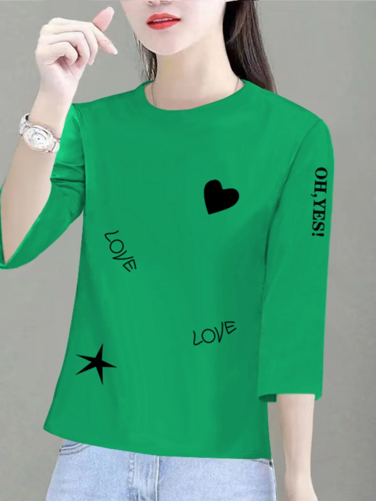 Футболка из чистого хлопка женская летняя футболка с укороченными рукавами