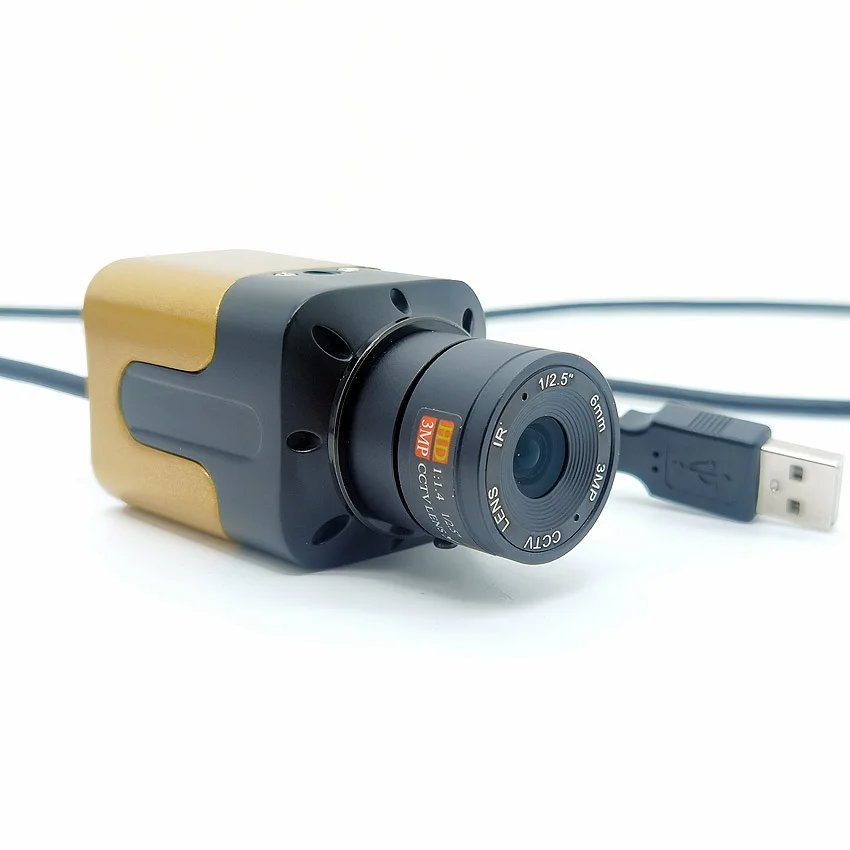 Веб-камера Mini PC в металлическом корпусе с объективом 6 мм 720P 1080P USB | Компьютеры и