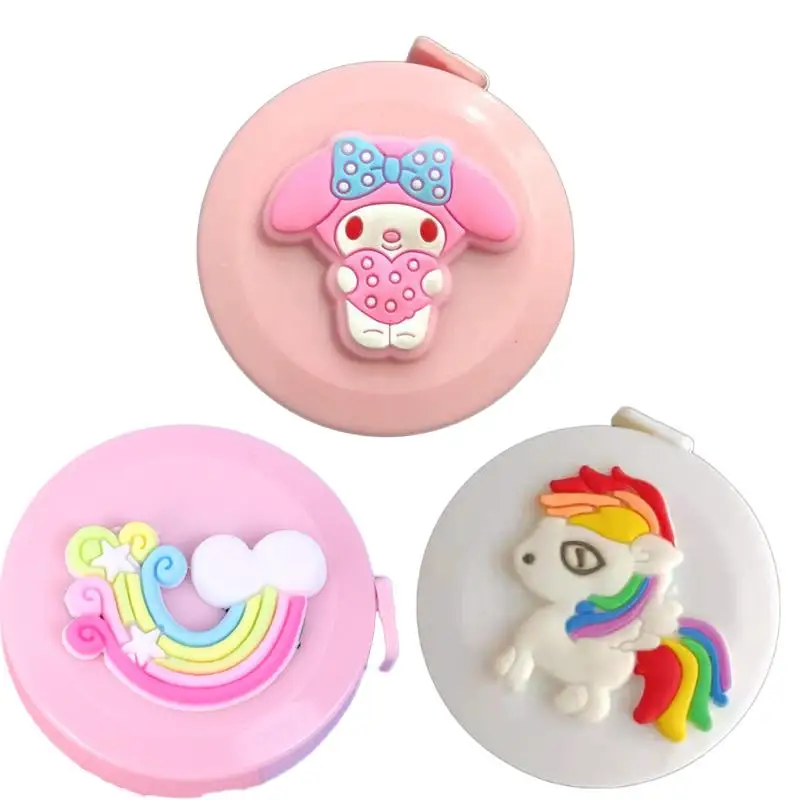 

1,5 м аниме Kawaii Mymelody мини портативный милый Единорог маленькая мерная лента мультфильм милый бюст талия измерения игрушка подарок