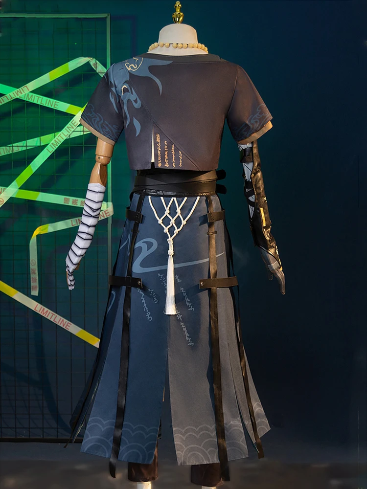 ROLECOS Game Wuthering Waves Geshu Lin Косплей Костюм Midnight Rangers Мужской Хэллоуин Вечеринка Наряд