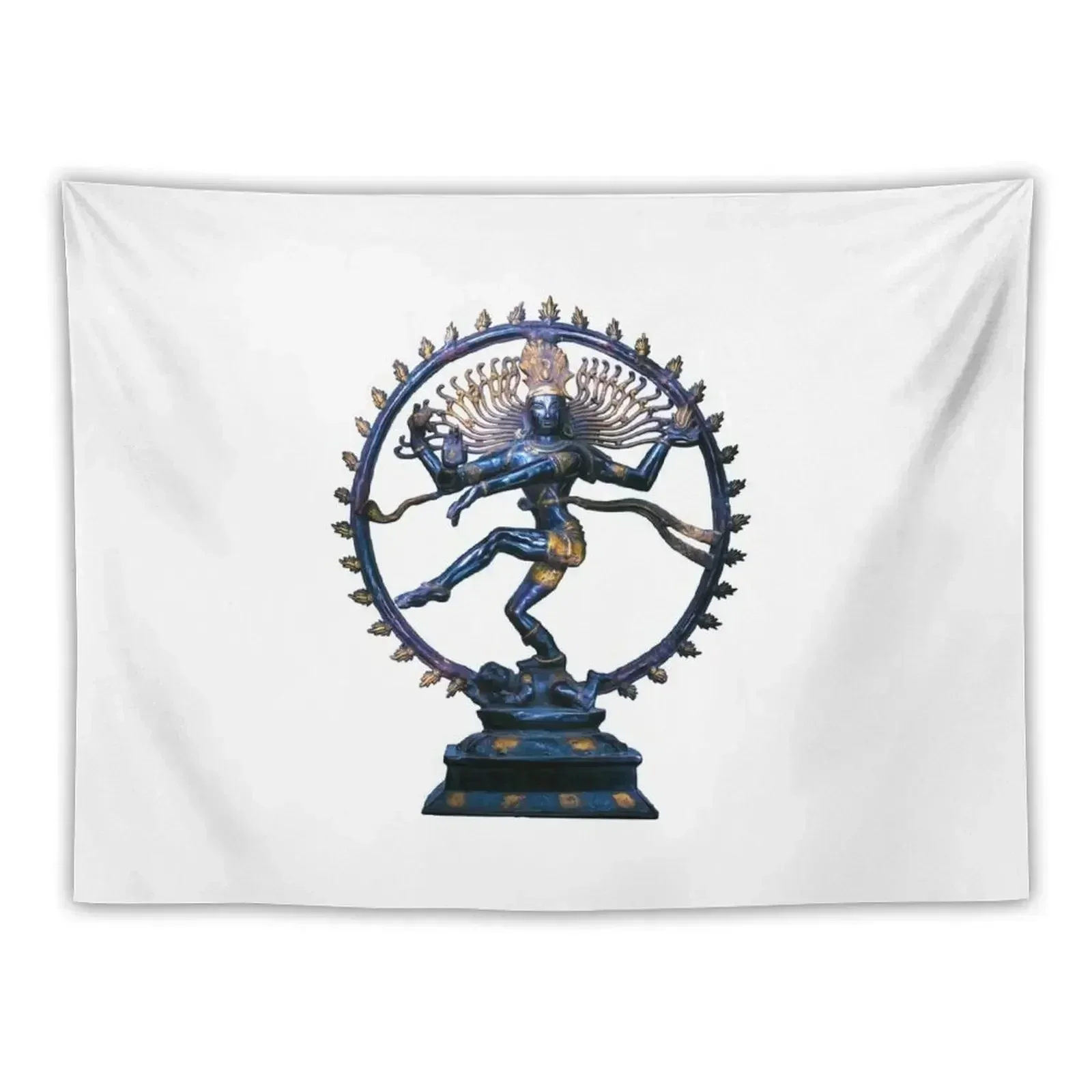 Шива Натарадж Володар космических танцев и средство выгорания гобелен Декор