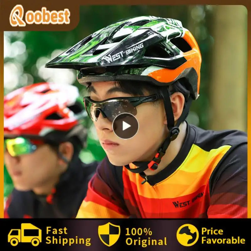 

Сверхлегкий мотоциклетный велосипедный шлем, защитная шапка для езды на открытом воздухе для мужчин и женщин, шлем для горного и дорожного электрического велосипеда, цельнолитой шлем