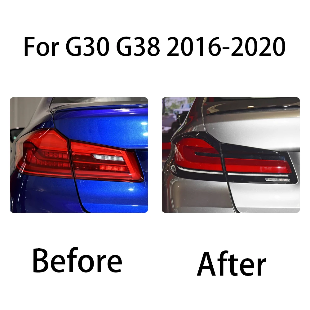 Фото Автомобильные задние фонари для BMW G30 G38 Задний фонарь 2017-2020 520i 530i 530e 540i 540e Задние фонари Plug and Play Автомобильные аксессуары №2