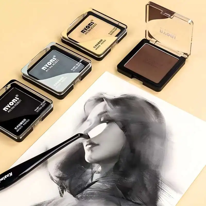 AngelMark Professional Art DRY WET Эскиз Тонер Краска Графитовый Угольный Цветной Порошок