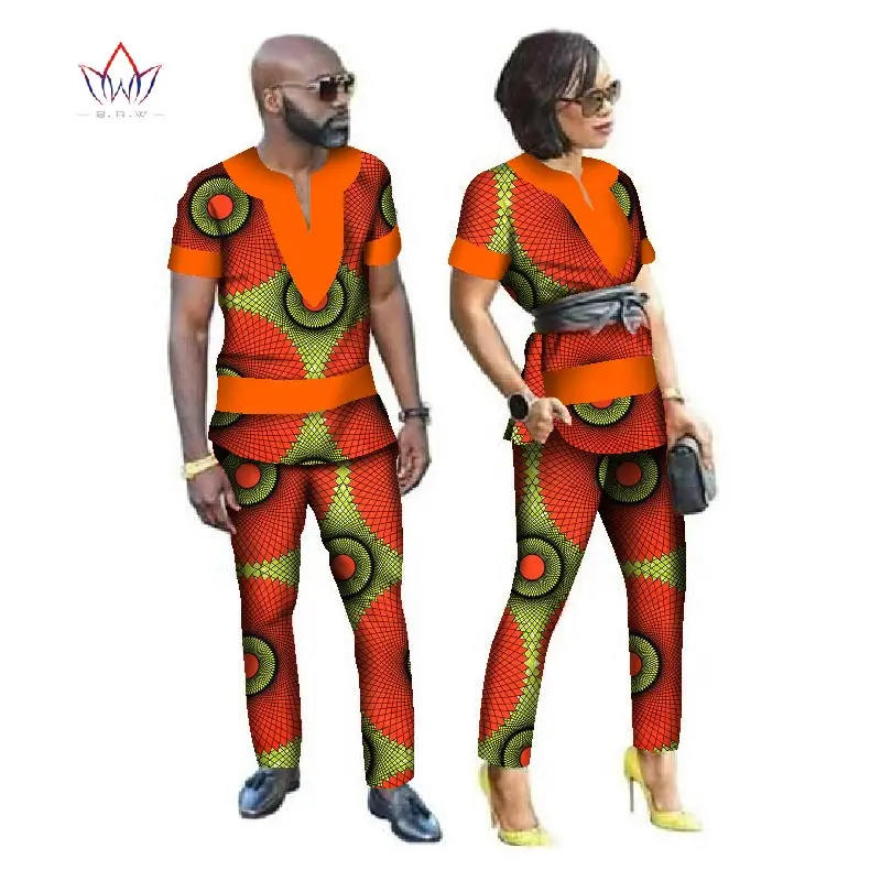 Африканская одежда для мужчин и женщин африканская базин богатая парная рубашка