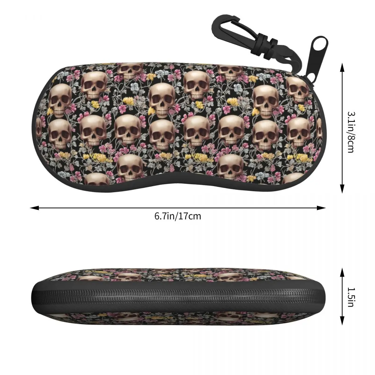 Солнцезащитные очки с принтом черепа для мужчин и женщин