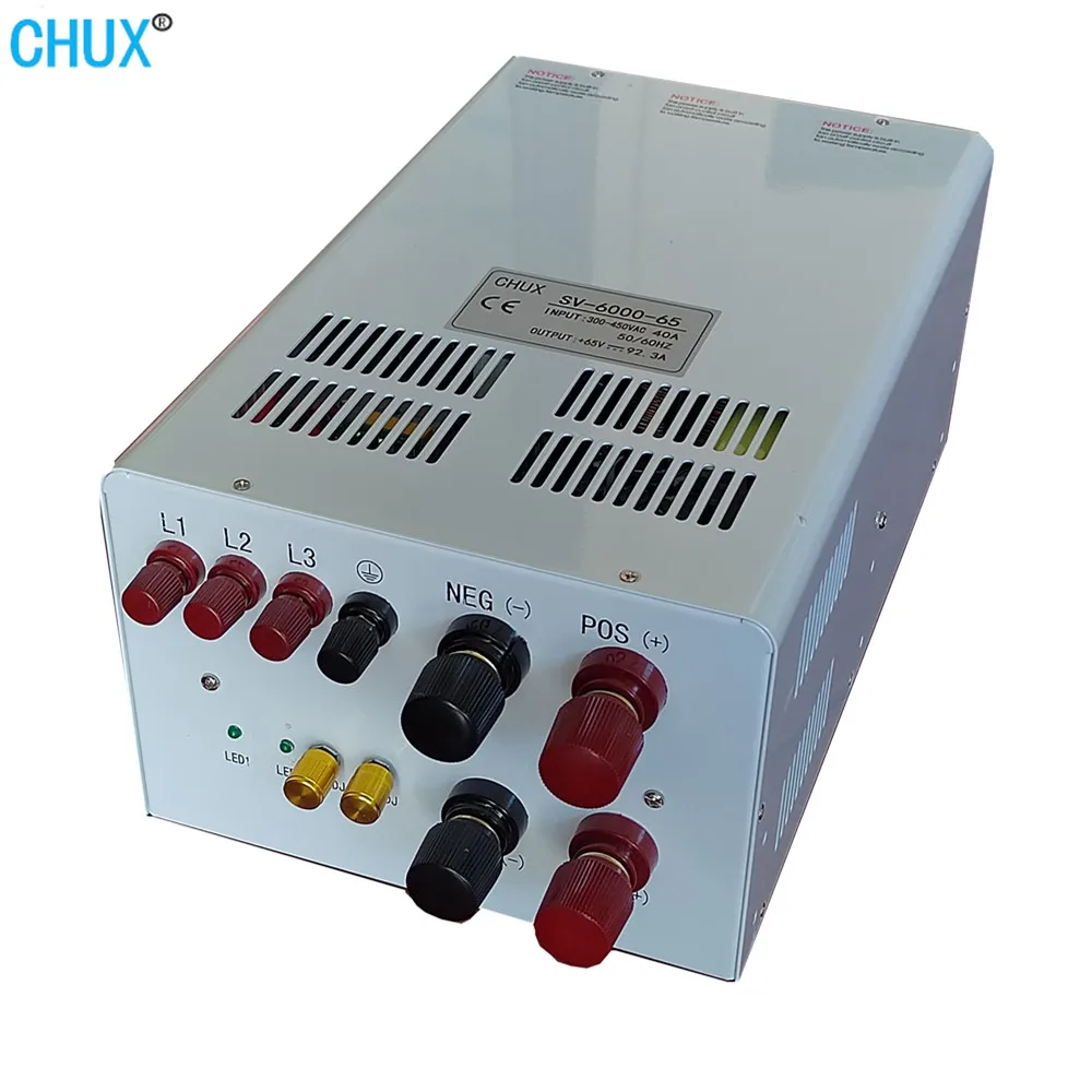 

CHUX 6000W Switching Power Supply 12V 24V 60V 72V 80V 90V 100V 120V 250V 350V DC 110V 220V 380V AC Adjustable Power Supplies