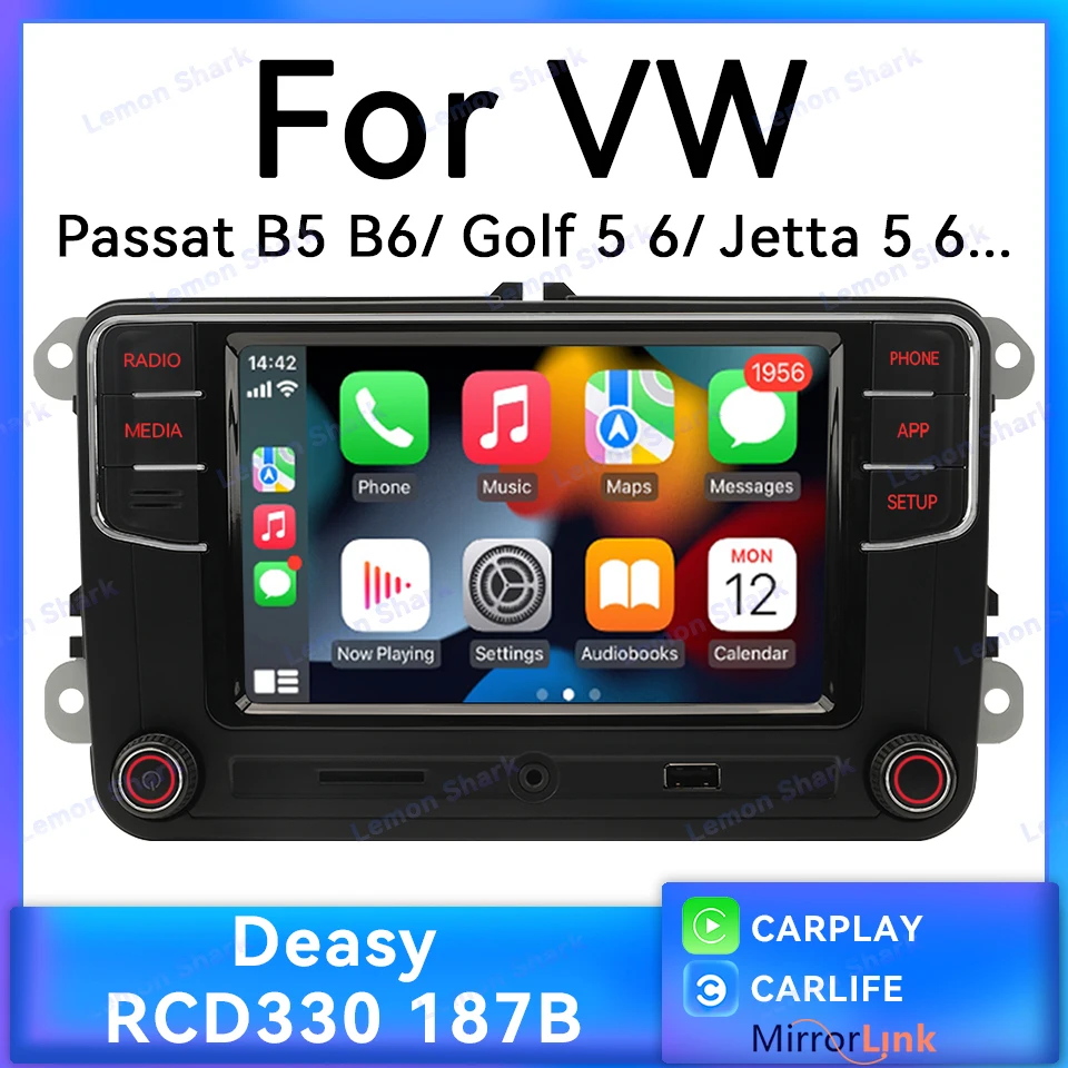 Автомобильный радиоприемник MIB Desay RCD330 Carplay оригинальный 6RD 035187 B Bluetooth-плеер 1 ГБ