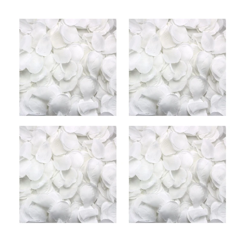 

2000 Rose Petals Scattered White Decoration Wedding Party