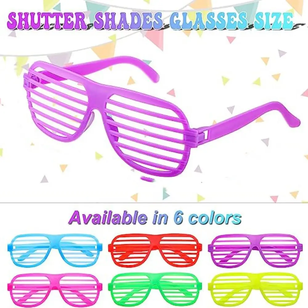 

Multicolor Plastic Without Lenses Birthday Decor Glasses Party Easy Use Toy Glasses Shutter Eyewears Party Supplies Sunglasses