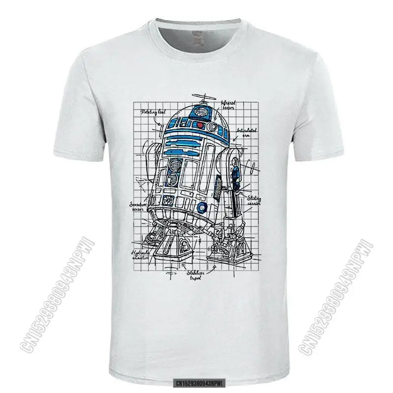 

2022 Tee Printed Men T Shirt June July August Cotton Tshirt R2d2 Plan Tees O-Neck Short-Sleeve Women T-Shirt Funny Harajuku