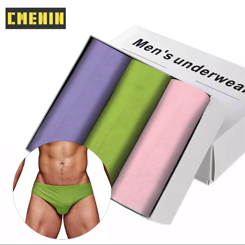 

CMENIN New Cotton Sexy Man Underwear Brief Men Underpants Quick Dry Innerwear Gay Panties Jockstrap Men's Briefs Masculina