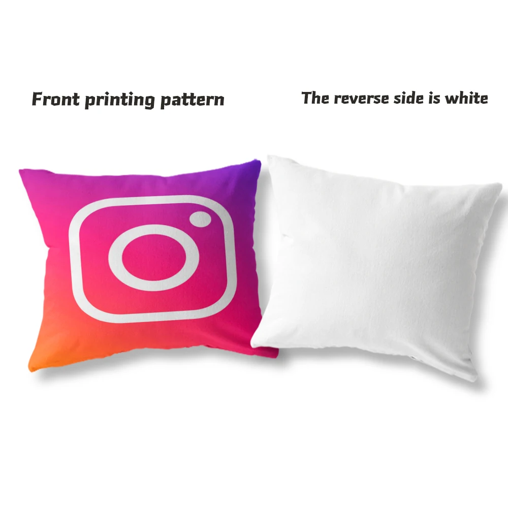 Новинка чехол для подушки App Icon наволочки с логотипом Youtube Instagram дома дивана стула