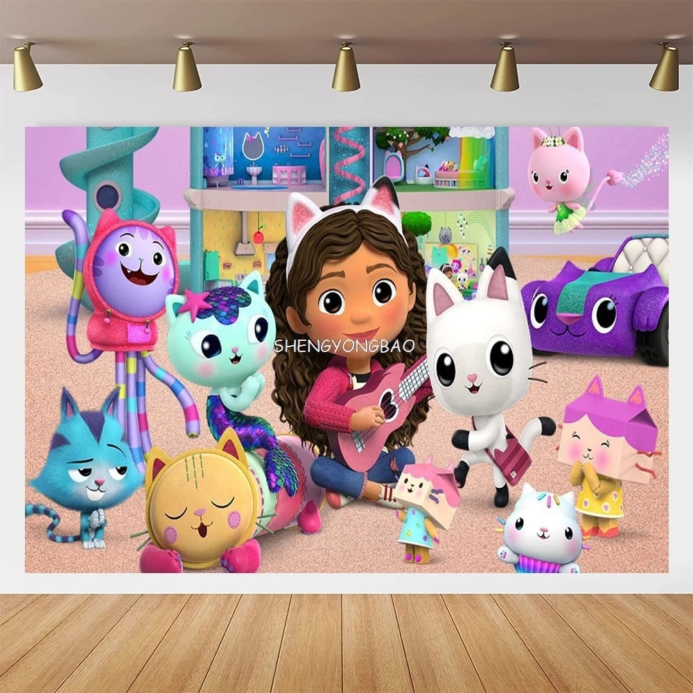 Кукольный домик Габби детские принадлежности для дня рождения украшение фон