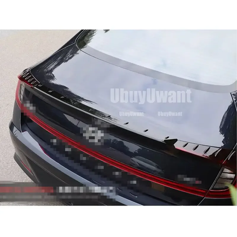 Фото Аксессуары для автоспойлера Hyundai NEW Sonata DN8 2019 2020 2021, материал ABS, багажник автомобиля, задняя губа, крыло, хвост, ремонт Sonata 10 №3
