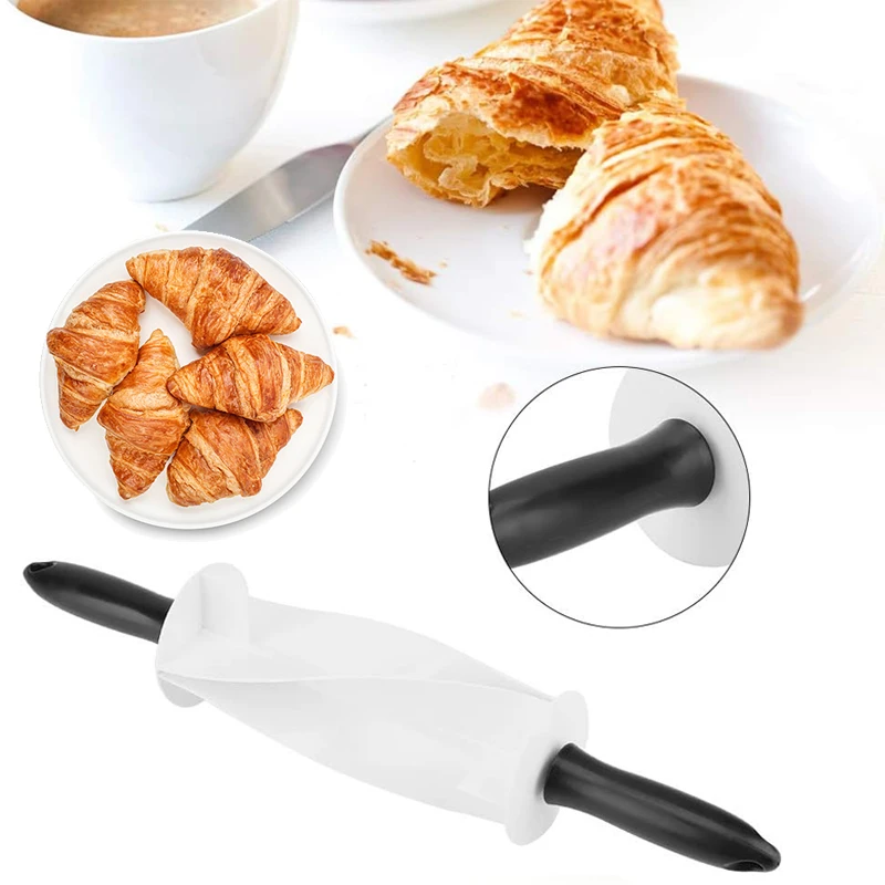

Plastic Handle Rolling Cutter for Making Croissant Bread Kitchen Baking Rolling Dough Cutter Cake Decorating Tool Kitchen Knife