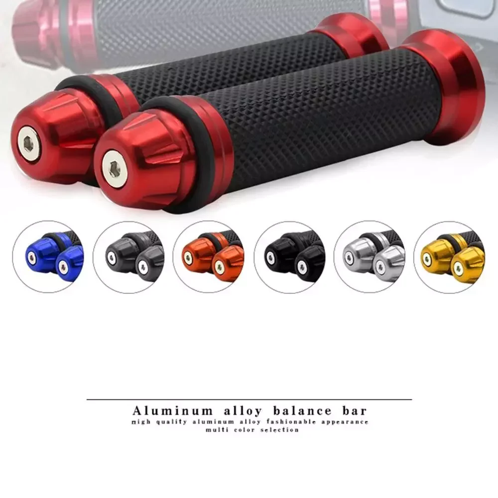 

1 Pair Universal Rubber Motorcycle Handlebar Grips Motorbike Bicycle Mountain Cycle Handle Hand Bar Anti-Slip Comfortable