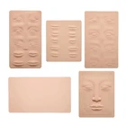 Тренировочная силиконовая 3d-тату-машинка, для практики перманентного макияжа, искусственная кожа, глаза, губы, лицо без рисунка, для микроблейдинга, для начинающих