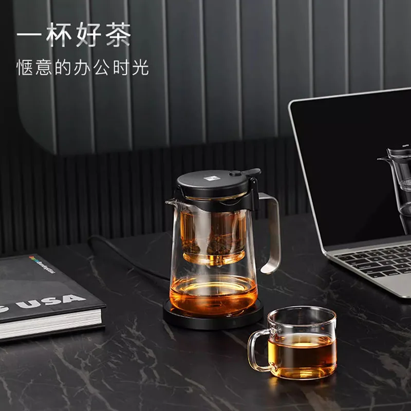 

Household Full Glass Inner Liner, Elegant Cup Tea Making Pot Divine Tool Tea Water Separation One Click Filtration Tea Set