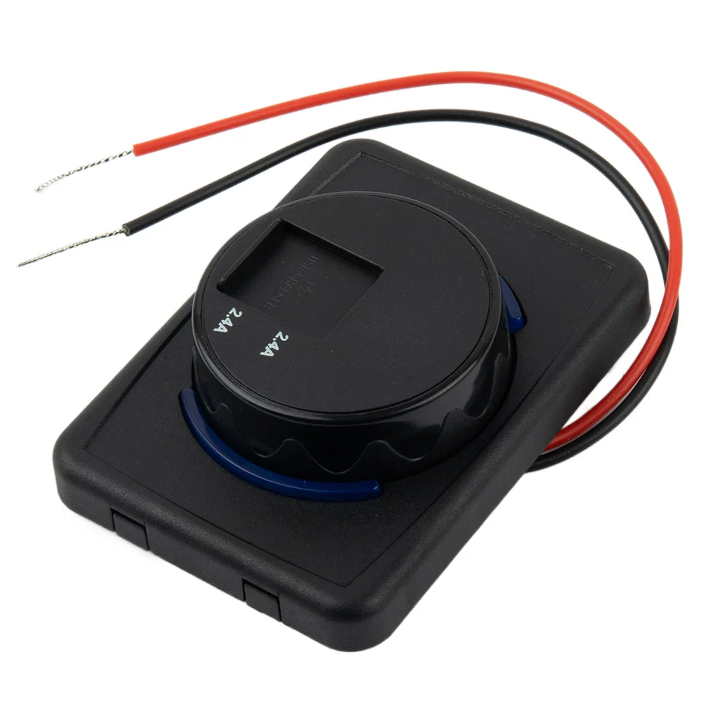 

Durable Practical Quality Is Guaranteed High Quality Charger Socket USB Port 24W Black 5V-4.8A Light Color: Blue