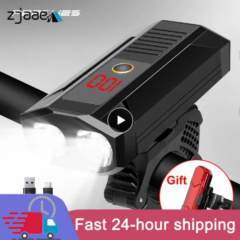 

Фонарь велосипедный с зарядным устройством, 5 режимов, 360 вращения