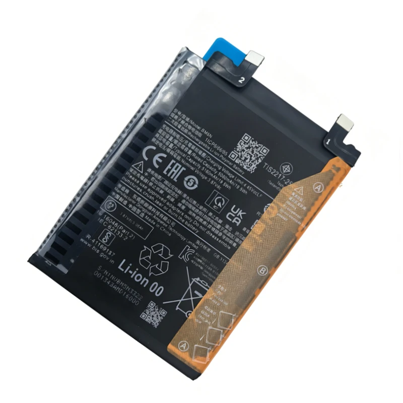 Фото Аккумулятор BM5N для мобильного телефона Xiaomi POCO F5 Pro, высококачественный, большой емкости, сменный, класс А, с инструментами для замены. №3