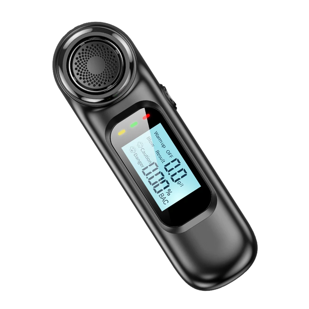 

Профессиональный цифровой алкотестер, диагностический инструмент, USB Перезаряжаемый Бесконтактный алкотестер, портативный автомобильный ...