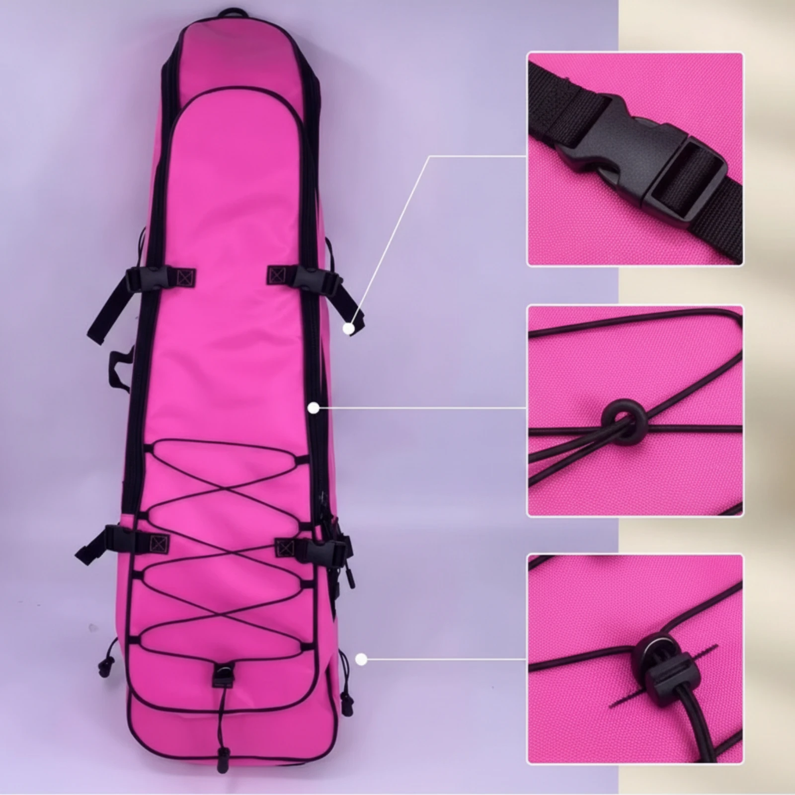 Фото Сумка для длинных ласт Long Fin Gear Bag: удобная, портативная, прочная, для фридайвинга, подводной охоты, поездок на лодке №2